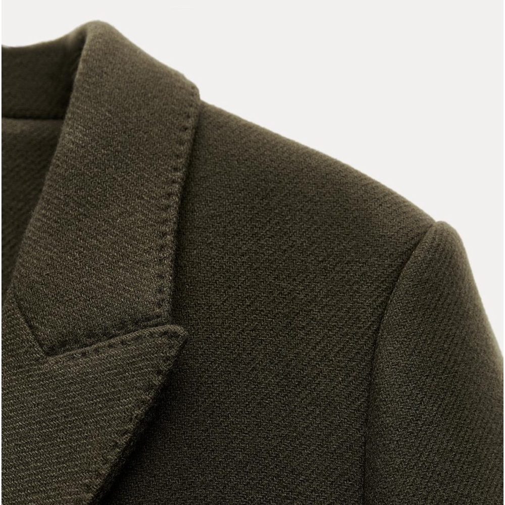 π 2024 ZARA WOOL MANTECO COAT - Picture 5 of 16